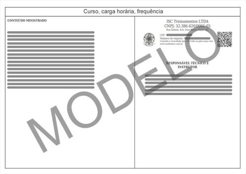 Certificação Verso